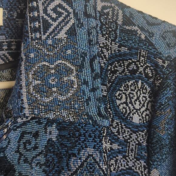 American Vintage Tapestry Patchwork Print Jacket Chore Jacket Women's Size PXL - Picture 10 of 12